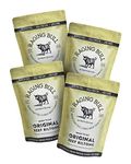 Raging Bull 1kg Original Beef Biltong - 4 x 250g Pack - High Protein Snacks - Grass Fed Beef Biltong - Low Carb Keto Snacks - MSG Free Carnivore Snacks - Natural Meat Low Calorie Snacks