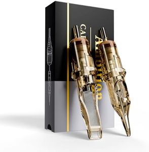 Ambition Premium #12 Standard 23RM Disposable Tattoo Needles Cartridges Supply 23 Curved Magnum 20Pcs for Professionals and Beginners Tattoo Artists