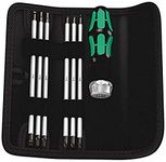 Wera 73665 Kraftform Kompakt Vario Ra Ratchet Screwdriver and Bit Set, 7 Pieces