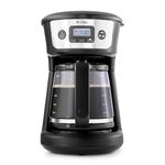 Mr. Coffee 12 Cup Programmable Coffee Maker with Strong Brew Selector, Silver