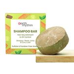 Earth Rhythm Shikakai Shampoo Bar | Contains Shikakai, Curry Leaf, Reeta & Amla Extracts | Men & Women | Sulphate & Paraben Free| Natural- (Cardboard) - 80gm