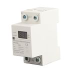 230V 40A Automatic Recovery Overvoltage and Undervoltage Protection Device, DIN Rail Mount Voltage Surge Arrester Protector Device