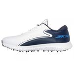 Skechers Mens Go Golf Max 3 Arch Fit Golf Shoes - White/Navy/Blue - UK 9