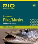 RIO Products Leaders Pike/Musky II 7.5' 20Lb Class 20Lb Knottable Wire, Clear