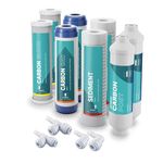 US Aqua Platinum Series 1-Year Filter Replacement Set For Standard Under Sink 5-Stage Reverse Osmosis Water Filtration Systems