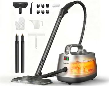 Steam Cleaner for Home, 293°F 58 PSI Powerful Multipurpose Handheld Steam Mop, 21 Attachments, 50Oz Capacity, Heavy Duty Steamer for Carpets, Floors, Cars, Tiles, Crack Cleaning, Turquoise