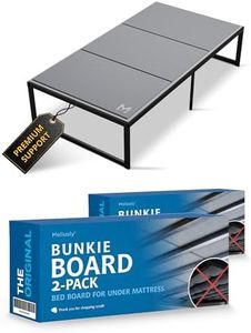 Meliusly Premium 10mm Bunkie Board Twin XL 2-Pack (38x79'') Patent Pending Low Profile Bed Board Design - Breathable, Noise Minimizing, Moisture Resistant Bunkieboards, Low Profile Bed Support