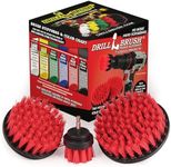 Cleaning Supplies - Drill Brush - Outdoor Power Scrub Brush Kit - Bird Bath - Garden Statues - Gnome - Outdoor Water Fountain - Monuments - Headstones - Granite Cleaner - Deck Brush - Algae, Mold