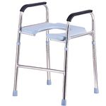 Raised Toilet Seats for Toilets, Elevated Toilet Seat Riser with Handles, Stand Alone Toilet Safety Frame for Elderly, Pregnant and Handicap, Support 330 lbs, Fit Any Toilet…