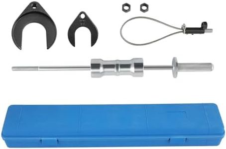 maXpeedingrods Inner CV Axle Puller Removal Tool with 5/8"-18 Slide Hammer & 63mm 48mm Fork Adapter, CV Joint Puller Removal Tool, Front Wheel Axle Half Drive Shaft Removal Tool Kit