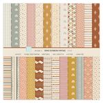 Boho Pattern Scrapbook Paper,24 Sheets 12 Designs Folded Flat Scrapbooking Paper Double Sided Colorful Decorative Craft Scrap Book Paper For Card Making Art Photo Album,12x12 Inch