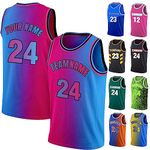 Custom Basketball Jersey Team Name Number Personalized Practice Shirt for Men Youth Kids Boys College University, S~4XL, Color#1, Large
