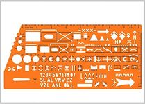 Standard Graph Template Stencil with Military Marking Symbols for NATO Army Drawing and Drafting on Tactical Map #8353