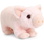 Deluxe Paws Plush Cuddly Soft Eco Toys 100% Recycled (Pig)