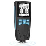 Paint Thickness Gauge, DURFICST Coating Thickness Gauge for Cars, High Contrast Backlit LCD Display, with Auto Digital Calibration and Data Hold,Digital Thickness Gauge, Fe/NFe Automatic Detection