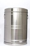 e-global Stainless Steel Drum- 60 Liters, 1 piece,silver