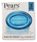 Pears Transparent Soap with Mint Extract, 3 Bars