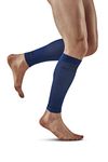 CEP - Men's THE RUN COMPRESSION CALF SLEEVES | stabilizing calf compression sleeves for running | calf support | Blue | M