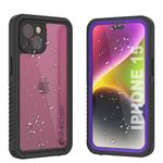 PunkCase for iPhone 15 Waterproof Case [Extreme Series] [Slim Fit] [IP68 Certified] [Shockproof] [Snowproof] Armor Cover W/Built in Screen Protector for iPhone 15 (6.1")(2023)(Purple)