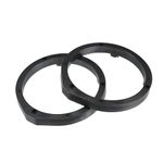 uxcell 2 Pcs 6.5" Black Plastic Car Speaker Spacer Adapter Mount Bracket Ring for Honda 2006-2011