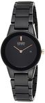 Citizen Stainless Steel Analog Black Dial Women Watch-Ga1055-57F, Black Band