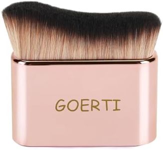 GOERTI Body Makeup Brush Kabuki Foundation Brush for Bronzers Blend Self Tanning Tanners Mousse Applicator for Face Leg
