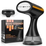 Steamer for Clothes, 1500W Handheld Steamer for Clothes, 300ml Tank Portable Clothes Steamer, 25s Quick Heat Hand Held Travel Garment Steamer (Black)