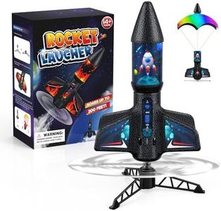 Rocket Launcher for Kids, Spinner Rocket Flying Toys Outdoor for Ages 6-13