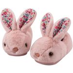 OWIF Toddler Slippers Girls Kids Bunny Slippers Cute Warm Soft Fuzzy House Slippers Non-slip Indoor Children Winter Shoes