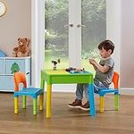 Liberty House Toys Kids 5-in-1 Activity Table and 2 Chairs Set, Multicolour, H450 x W510 x D540mm