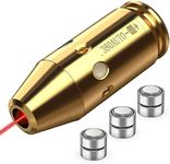 MidTen Red Laser Bore Sight 380AUTO Boresighter Red Laser Bore Sighter with 3 Sets of Batteries