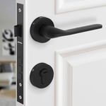 Plantex Main Door Lock/Mortise Lock for Door/Door Lock for Home with Brass Lock Body & Cylinder (7060 - Z-Black)