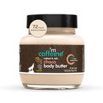 mCaffeine Body Butter for Dry Skin for both Women and Men | Shea Butter Moisturizer with Cocoa Butter & Caffeine | Body Cream for 72Hrs Moisturization | Non-Sticky for All Skin Types (100gm)