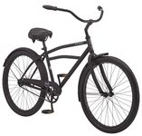 Schwinn Huron Men's Cruiser Bike, Single Speed, 26" Wheels, Black