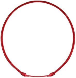 Red String Anklet for Women Men Teen - Ankle Bracelet Surfer Beach Anklets Cord Waterproof Adjustable Jewelry Unisex Summer Accessories, 8" min length - 16" max length, Nylon cord (polyester), no
