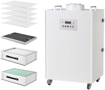 Monport 350W Fume Extractor with A 5-Layer Filter & 99.97% Purification Rate, Suitable for Laser Cutting Machines, Engraving Machines, Welding Stations, Cnc Machine Tools, Welding Tools, Etc.