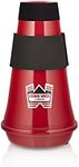 Denis Wick Euphonium Red Aluminum Travel Mute | Practice Mute for Euphonium | Travel Mute for Brass Instruments | Mute for Warming Up and Practicing Brass Instruments | 5.75 x 5.75 x 12.75 inches