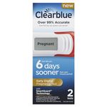 Clearblue Early Digital Pregnancy Test, Early Detection at Home Pregnancy Test, 2 Ct