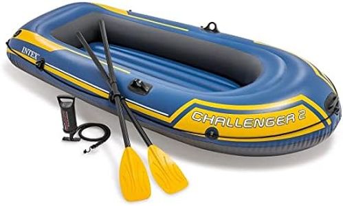 VWretails® Challenger 2 Inflatable Boat Capacity- 200kg, Dimension :7'9"L x 3'9"W x1'4 H(236cm x 114cm x 41cm)