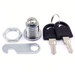 Loboo Idea Cam Lock File Cabinet Lock Cupboard Locks with Keys for Door Mailbox Drawer Tool Box (1 Pack) (30mm Drawer Lock)