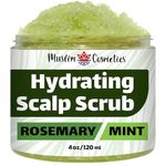 Rosemary & Mint Hydrating Scalp scrub / 100% Natural Dead Sea salt scrub for the scalp / Apple cider vinegar / Pomegranate & Cherry seed oil // Made in Canada - Muslim Cosmetics - Rosemary Mint Scalp Scrub 4oz
