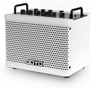 JOYO 15W Bass Combo Amplifier Compact 9 Amp Models & 6 Modulation & Looper Drum Digital Modeling Effects Portable and Rechargeable Amp for Bassist Practice Solo (DC-15B)