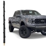 KSaAuto Antenna for Ford F150 Bronco Ford F250 F350 Accessories, Ford F-150 Truck Antenna Short, F 150 Car Radio FM AM Reception, Black, KF-2