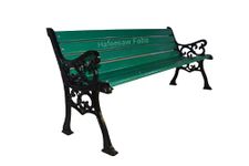 Hafeesaw Fabs Outdoor Garden Bench with 8 FRP Fiber Streep 3 Seater (Green)