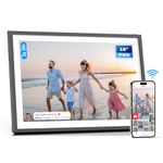 Frameo 16 Inch FHD Large Digital Picture Frame WiFi with Bluetooth Speaker, 64GB Extra Large Electronic Photo Frame Touchscreen, Instantly Share Photos/Videos via App & Email for Home Decor