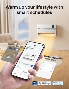Dreo Smart Electric Wall Heater – WiFi Space Heater, Remote Control