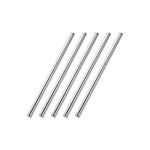 uxcell 5mm x 100mm 304 Stainless Steel Solid Round Rod for DIY Craft - 5pcs