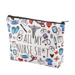 Nurse Makeup Bag Nurse Accessories ER Nurse Gift Nurse Survival Kit ICU Nurse Gift ER Nurse Gift Nurse Appreciation Makeup Bag Nurse Graduation Gift (All My Nurse ca)