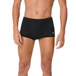 Speedo Men's Swimsuit Square Leg Poly Mesh Training Suit - Speedo Black, Size 32