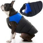 Gooby Padded Vest - Blue, Large